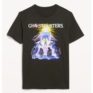 Old Navy Ghostbusters T-Shirt Black (Size Medium) NWT Still in Bag